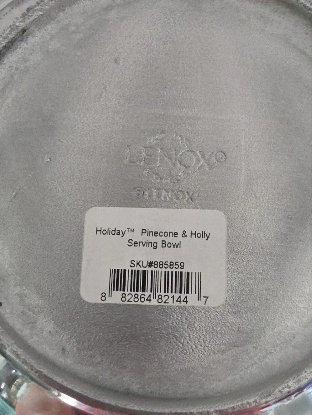 Lenox Holiday Metal Serving Bowl NIB Picone & Holly 12 Inch
